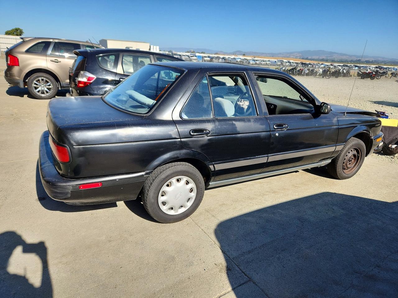 1993 Nissan Sentra E Черный vin: JN1EB31F9PU502614