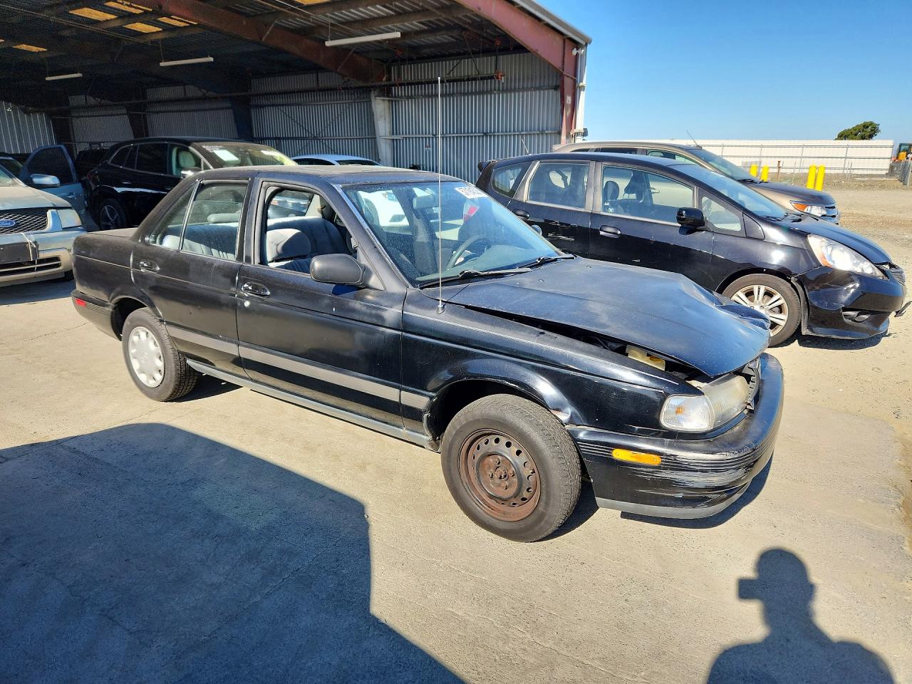 1993 Nissan Sentra E Черный vin: JN1EB31F9PU502614