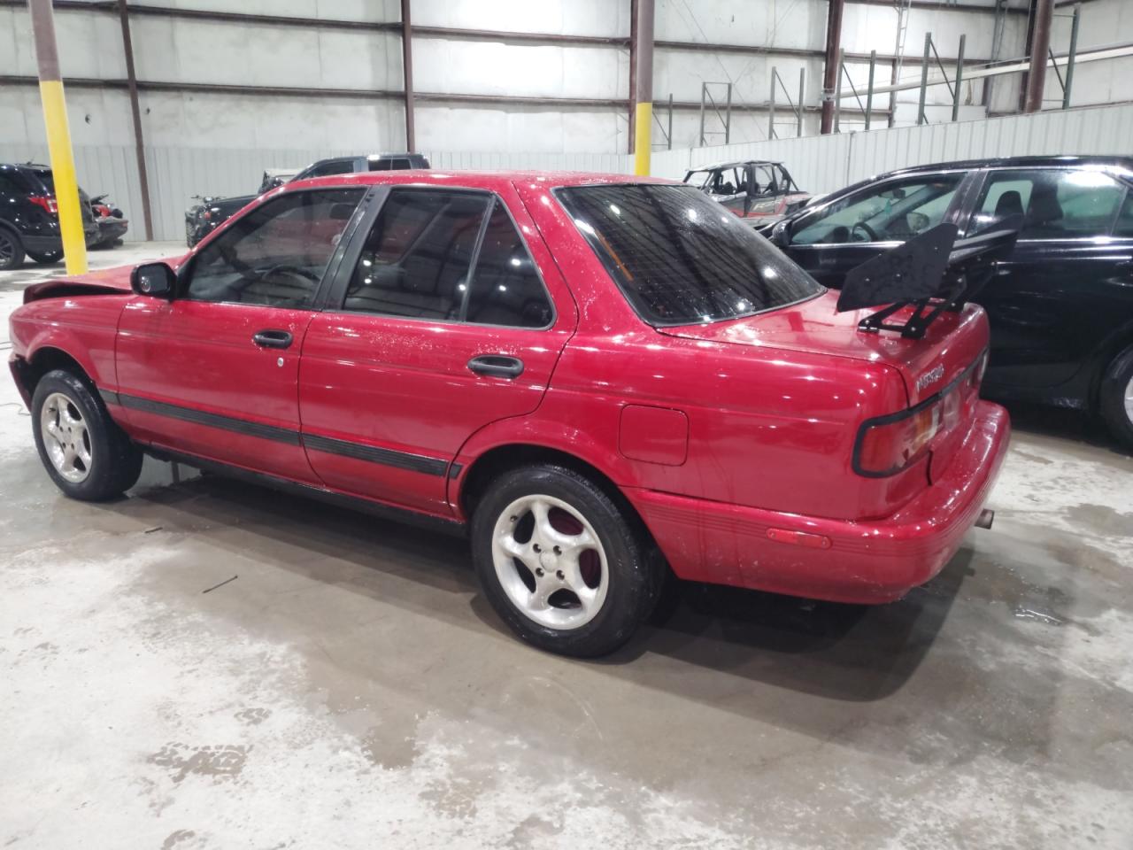 1993 Nissan Sentra E Красный vin: JN1EB31P3PU235933