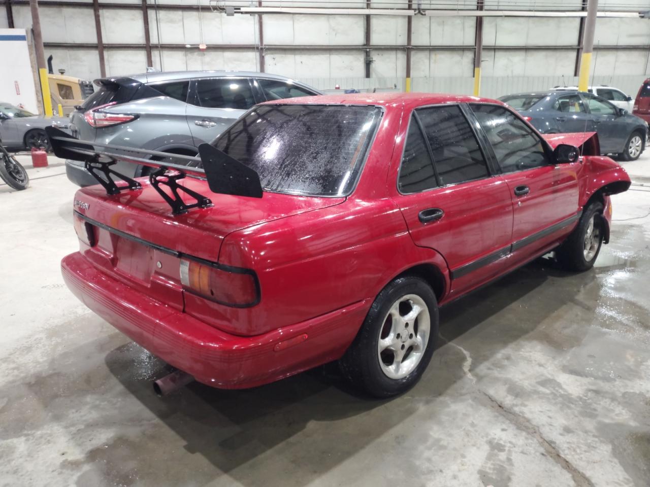 1993 Nissan Sentra E Красный vin: JN1EB31P3PU235933