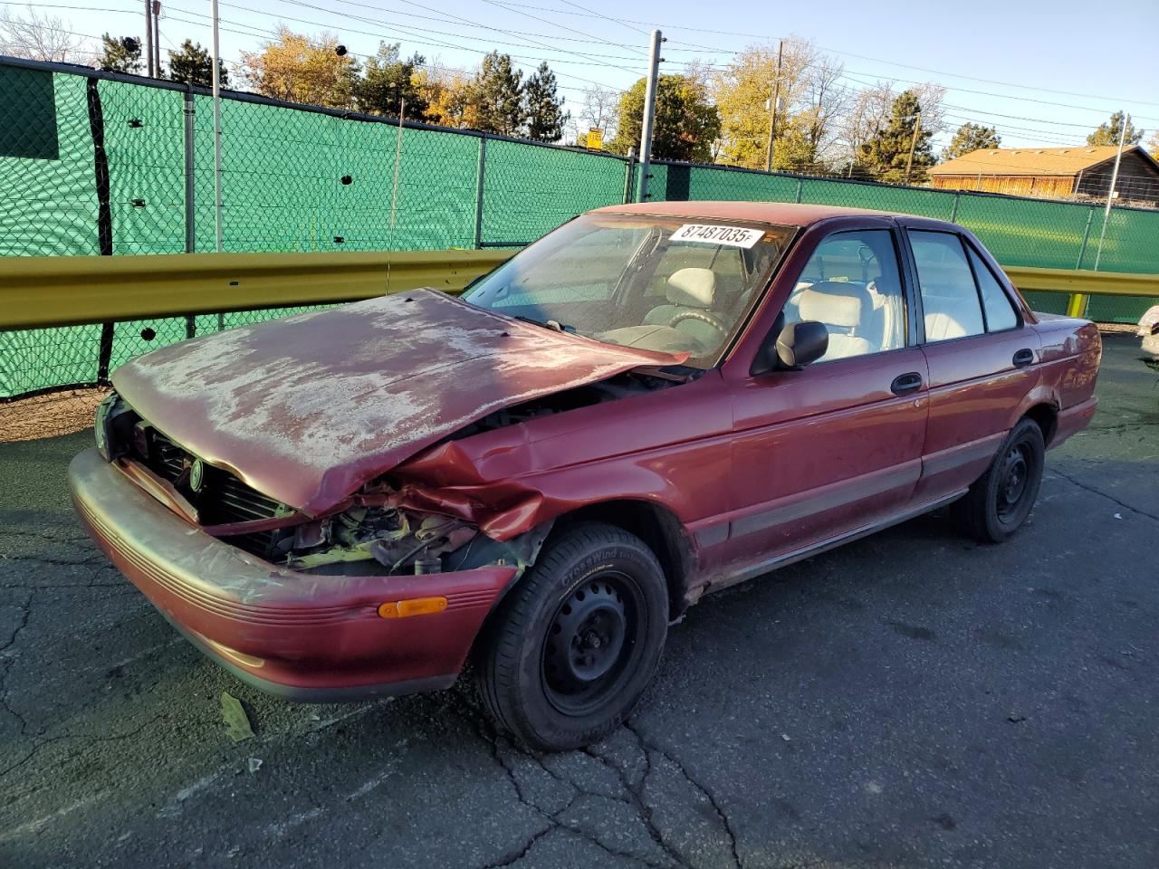 1992 Nissan Sentra Бордовый vin: JN1EB31P4NU135921