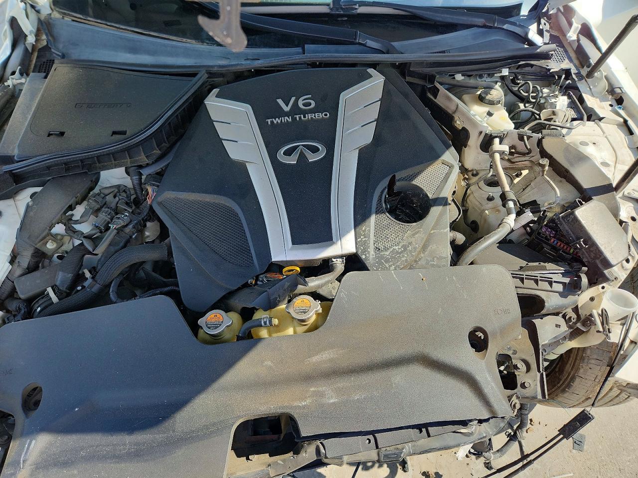 2017 Infiniti Q50 3.0t Premium White vin: JN1EV7AP0HM733412