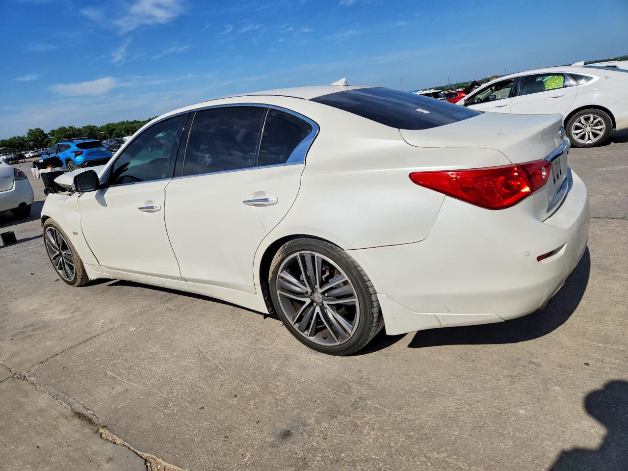 2017 Infiniti Q50 3.0t Premium White vin: JN1EV7AP0HM733412