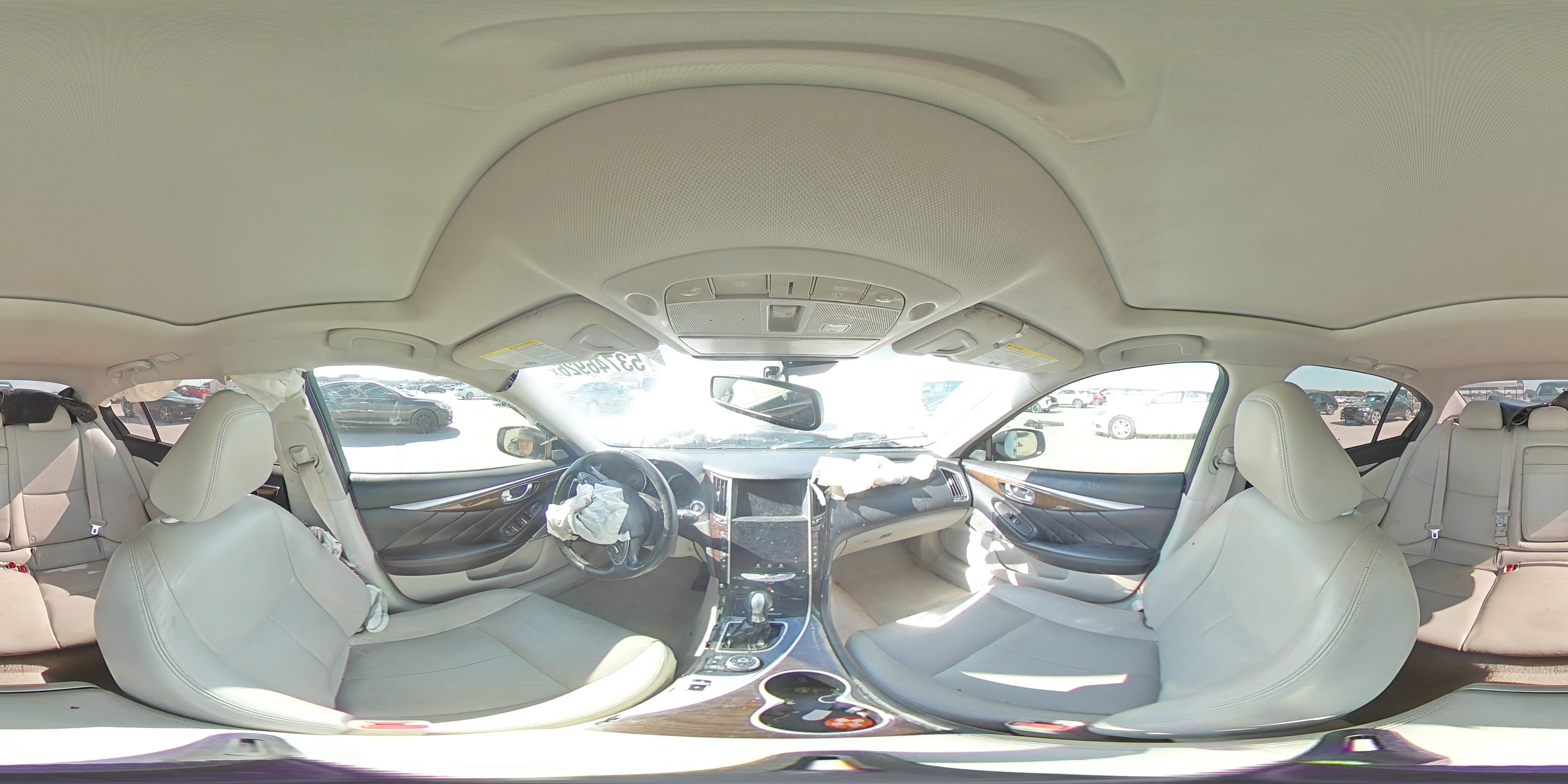 2017 Infiniti Q50 3.0t Premium White vin: JN1EV7AP0HM733412