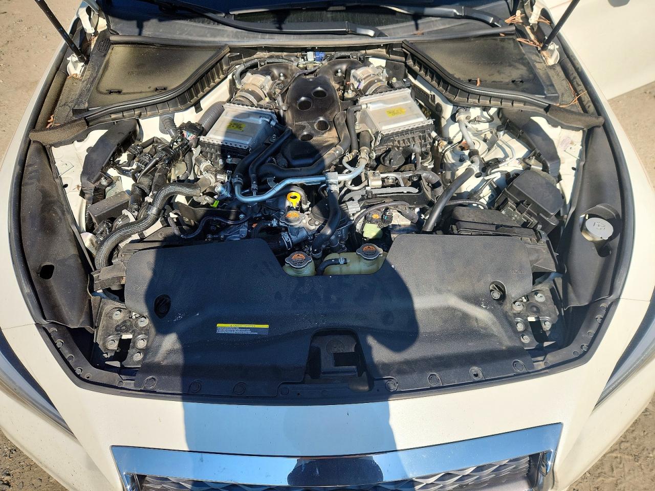2018 Infiniti Q50 3.0t Luxe White vin: JN1EV7AP0JM592153