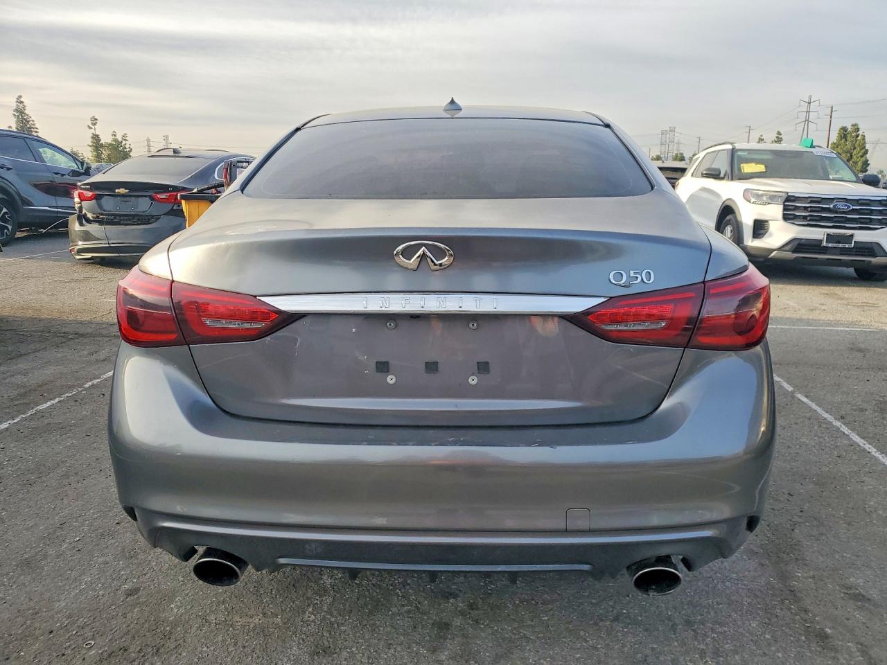 2020 Infiniti Q50 3.0t Luxe Charcoal vin: JN1EV7AP0LM206561