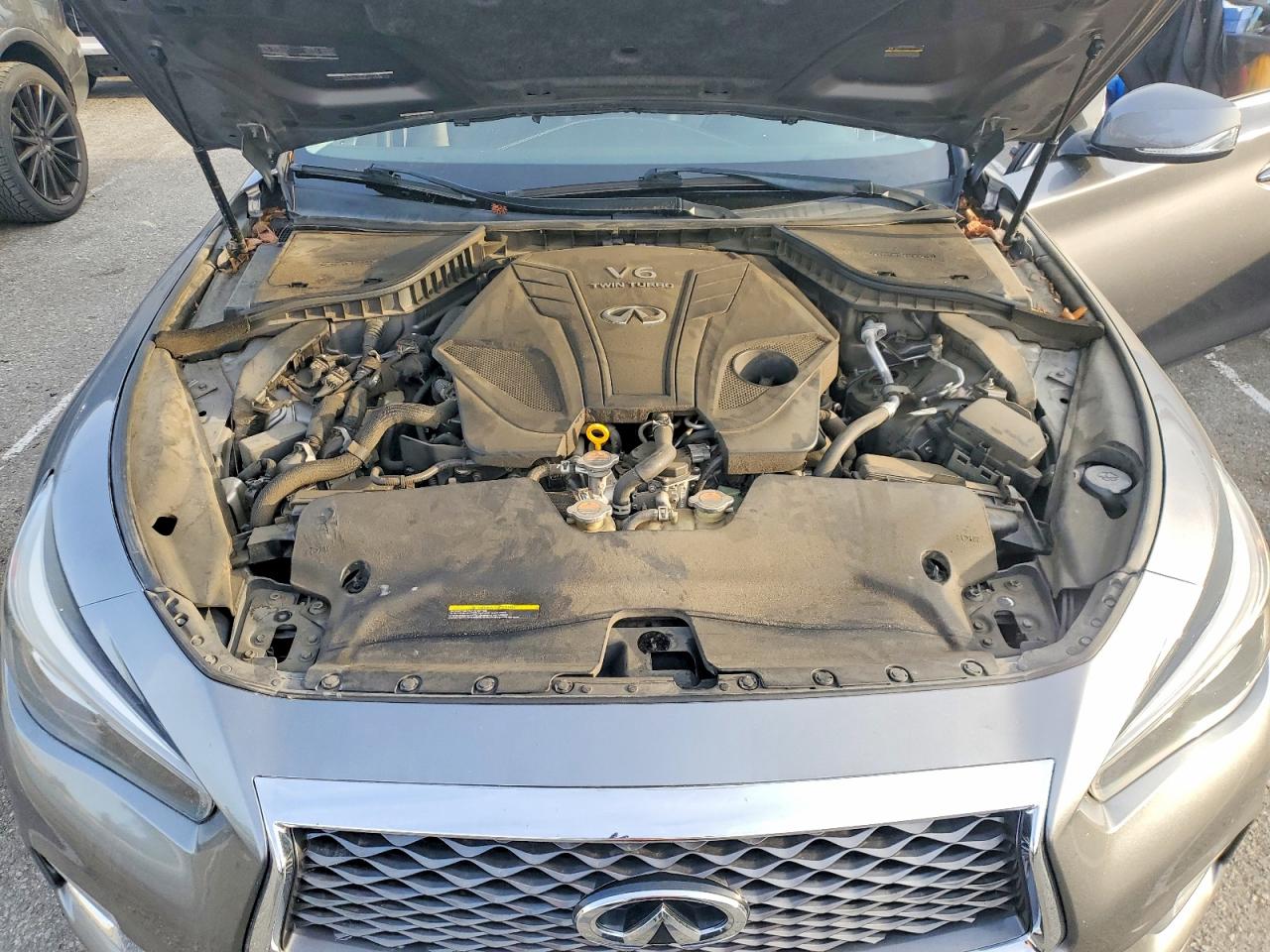 2020 Infiniti Q50 3.0t Luxe Charcoal vin: JN1EV7AP0LM206561
