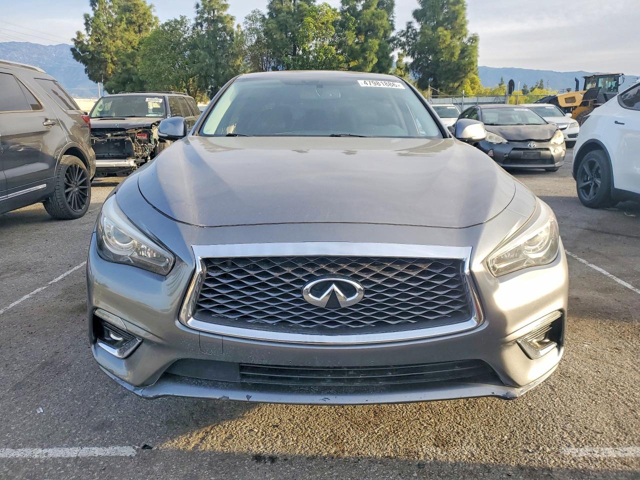 2020 Infiniti Q50 3.0t Luxe Charcoal vin: JN1EV7AP0LM206561