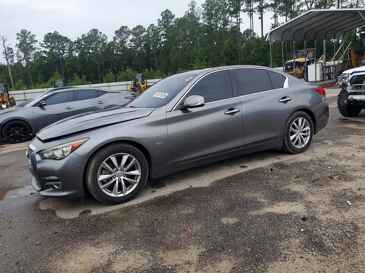 2017 Infiniti Q50 3.0t Premium Gray vin: JN1EV7AP1HM735928