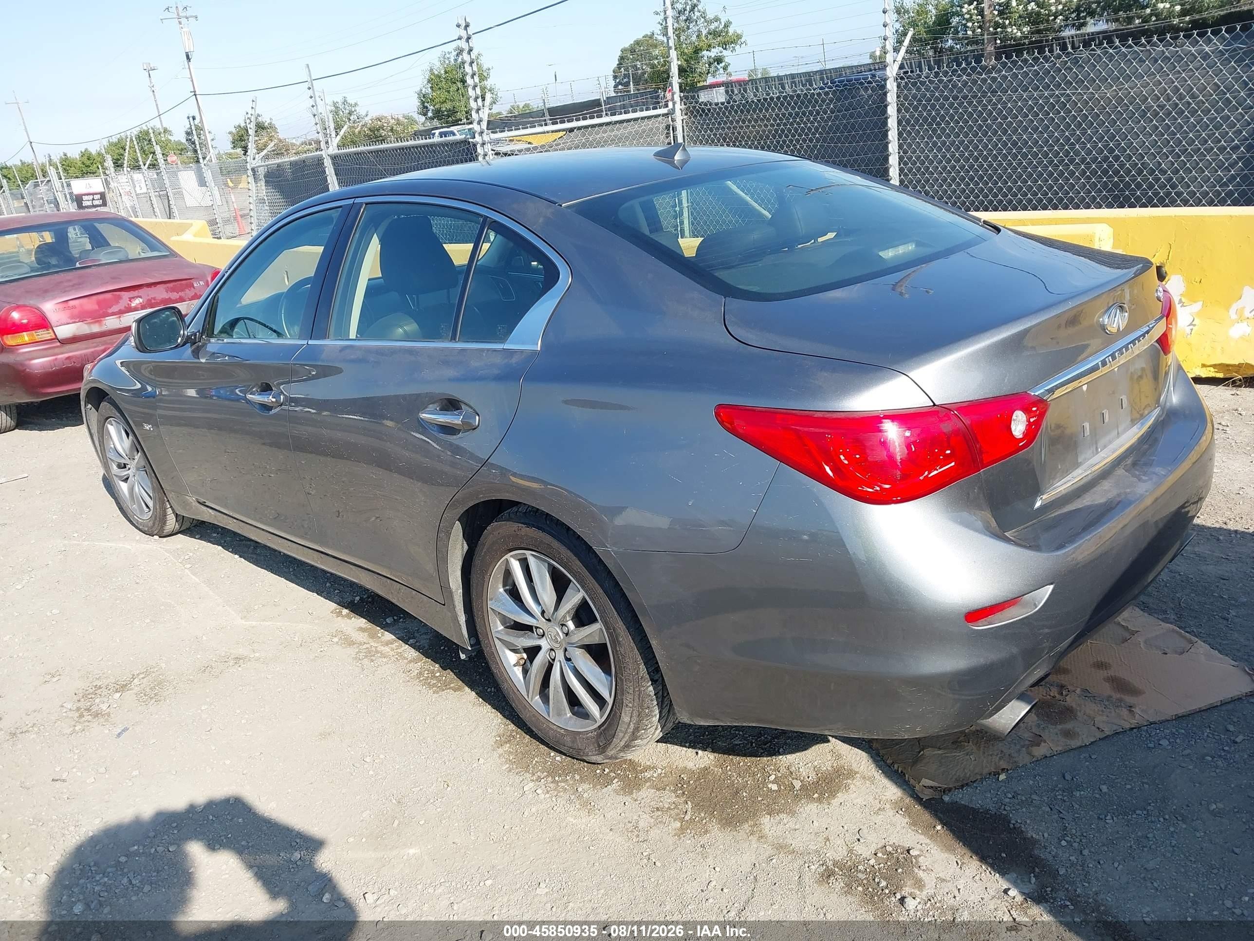 2017 Infiniti Q50 3.0t Premium Gray vin: JN1EV7AP1HM738361