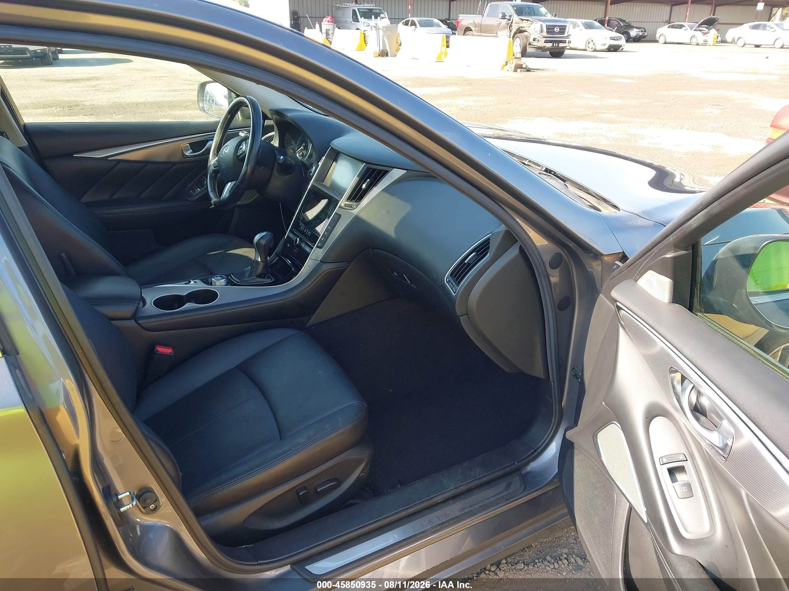 2017 Infiniti Q50 3.0t Premium Gray vin: JN1EV7AP1HM738361