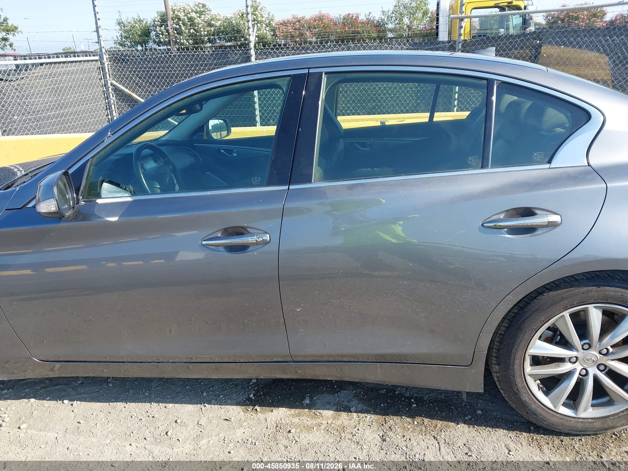 2017 Infiniti Q50 3.0t Premium Gray vin: JN1EV7AP1HM738361