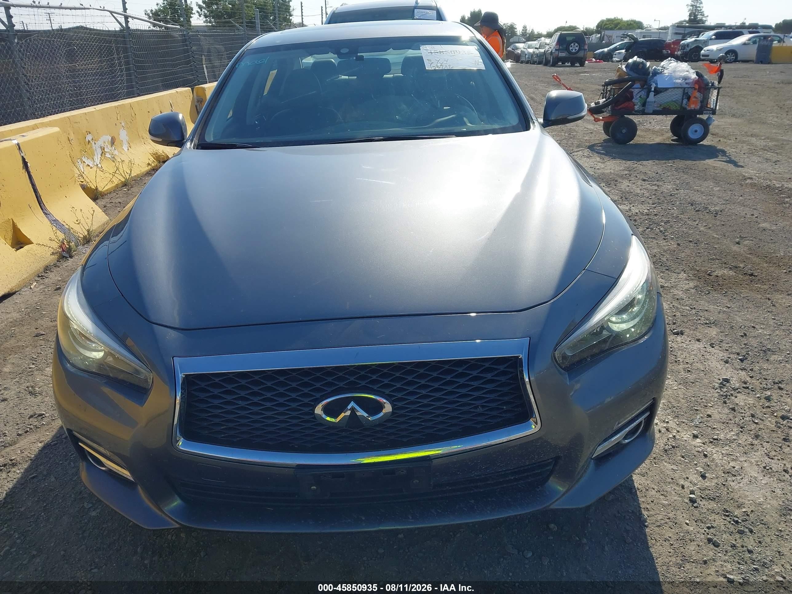 2017 Infiniti Q50 3.0t Premium Gray vin: JN1EV7AP1HM738361