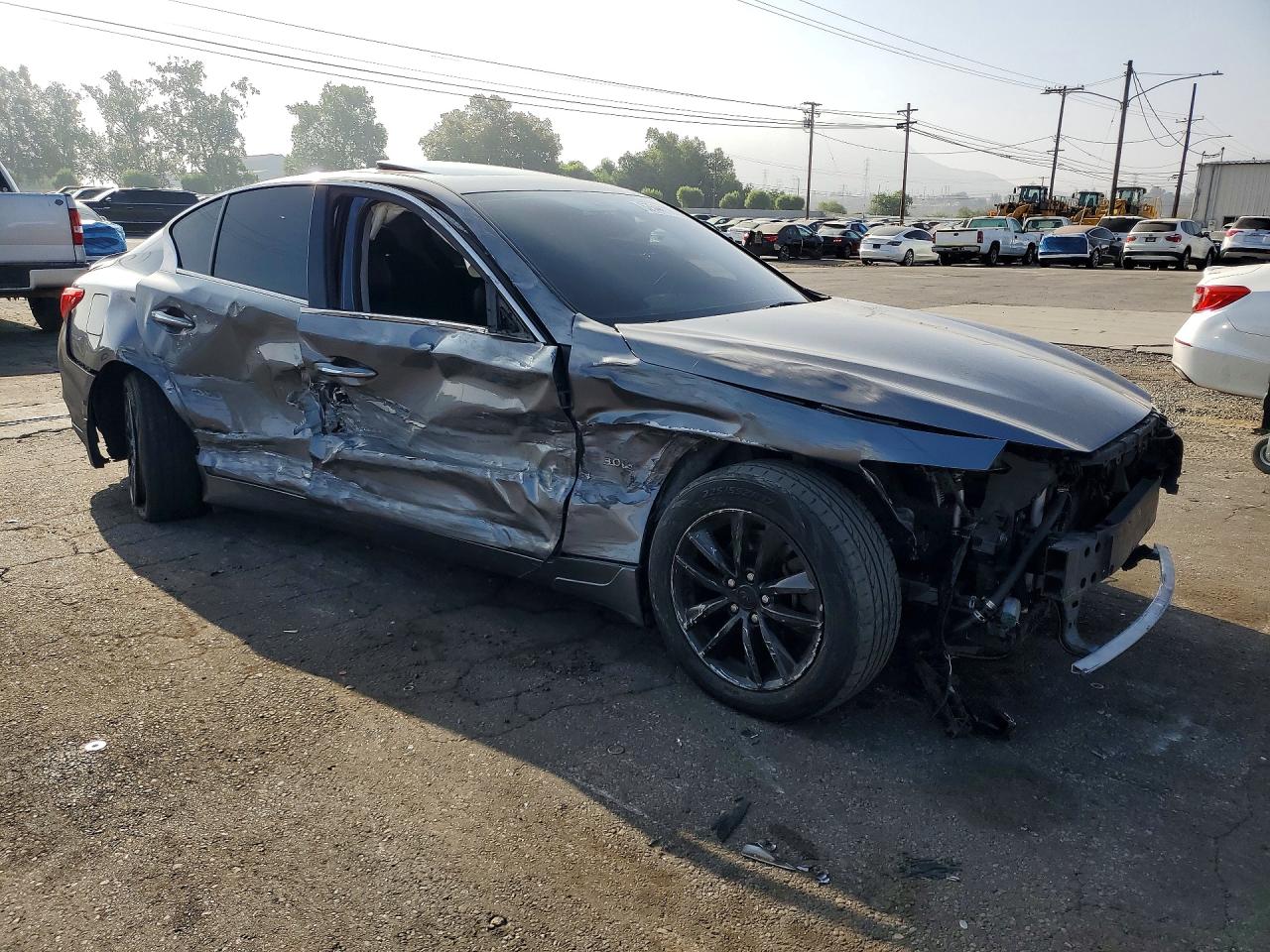 2017 Infiniti Q50 3.0t Premium Gray vin: JN1EV7AP1HM744564