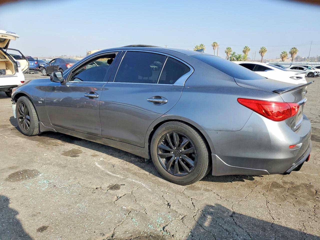 2017 Infiniti Q50 3.0t Premium Gray vin: JN1EV7AP1HM744564