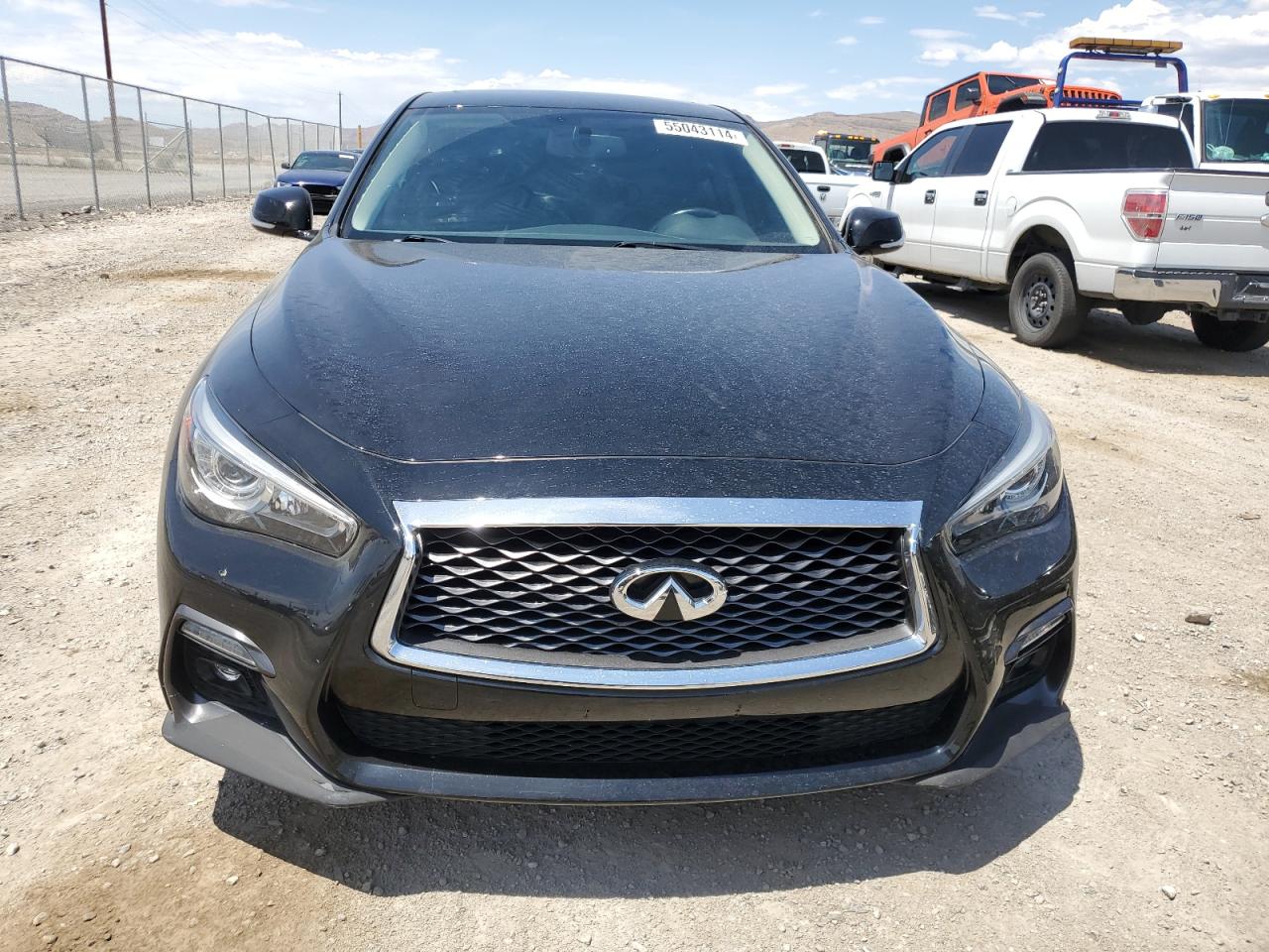 2018 Infiniti Q50 Luxe Black vin: JN1EV7AP1JM354702
