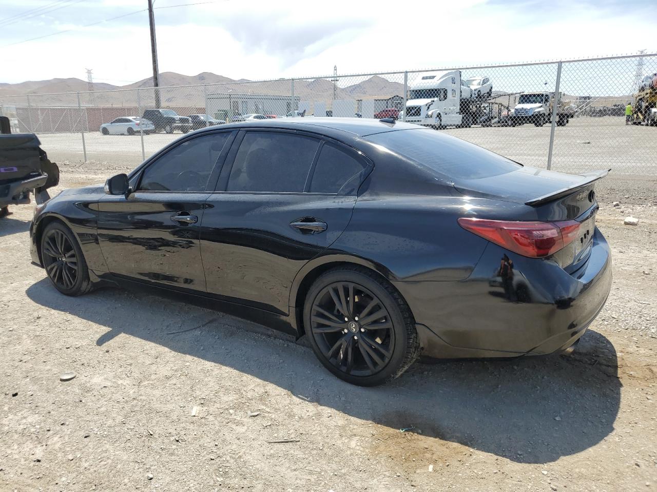 2018 Infiniti Q50 Luxe Black vin: JN1EV7AP1JM354702