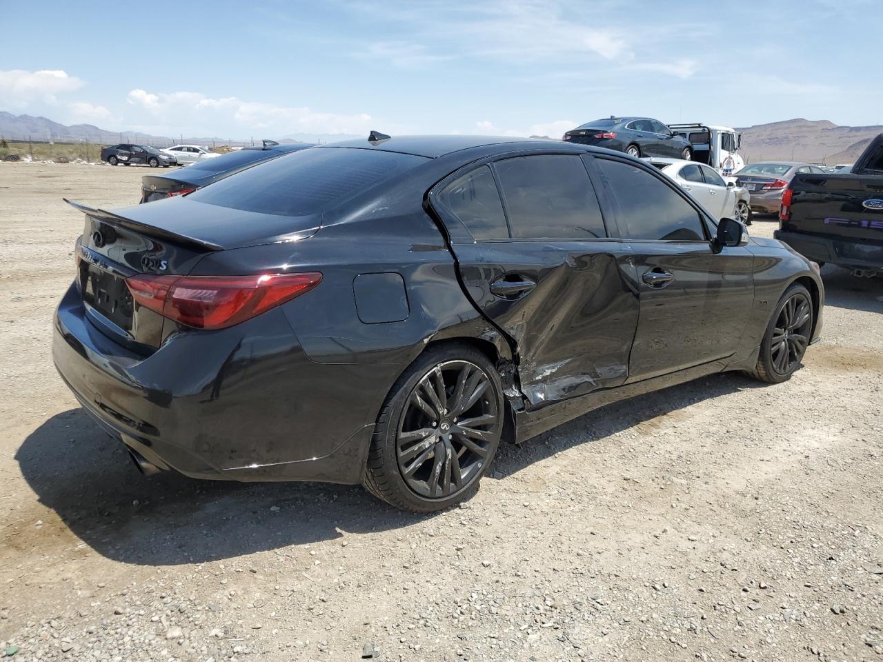 2018 Infiniti Q50 Luxe Black vin: JN1EV7AP1JM354702