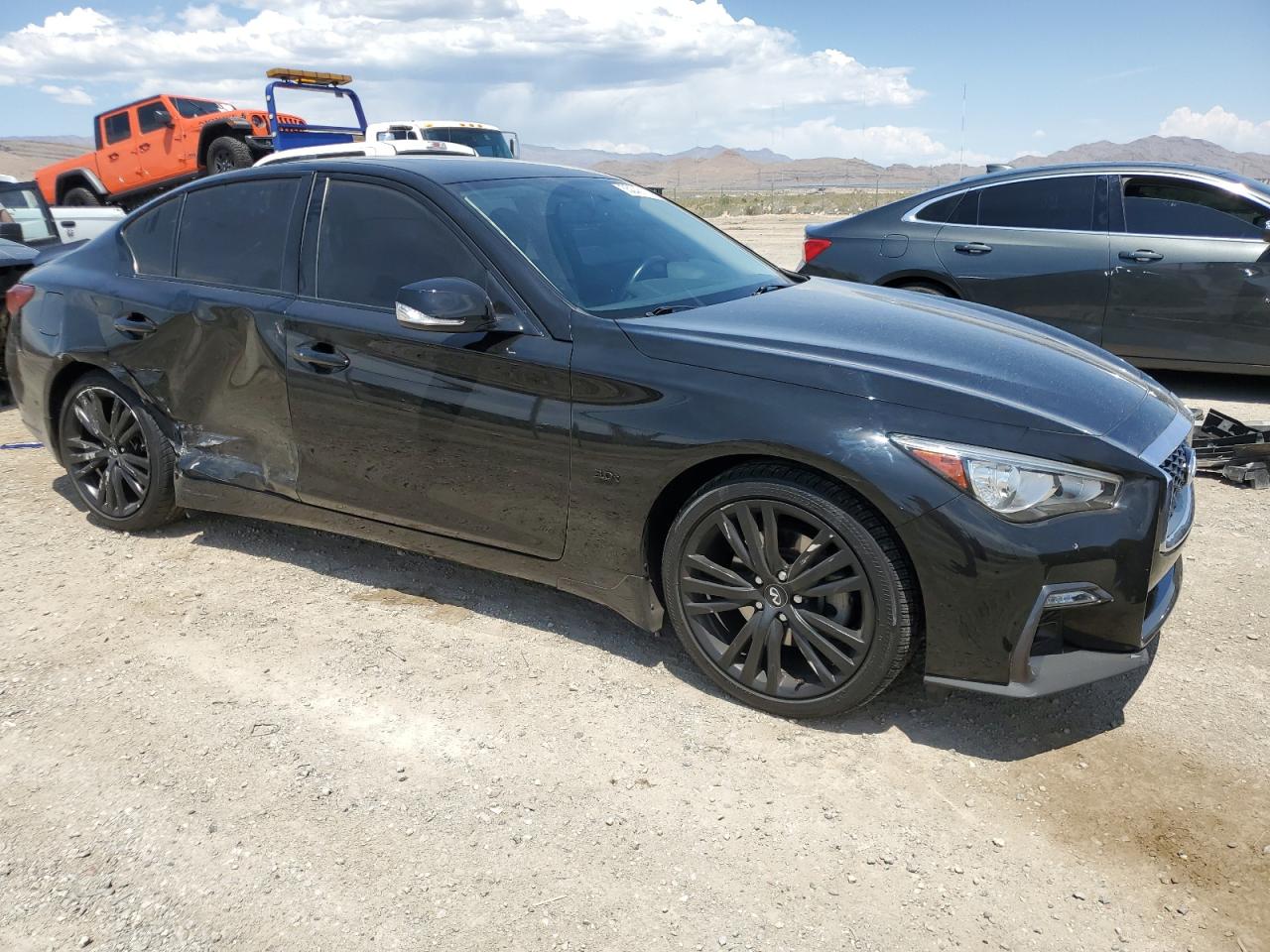 2018 Infiniti Q50 Luxe Black vin: JN1EV7AP1JM354702
