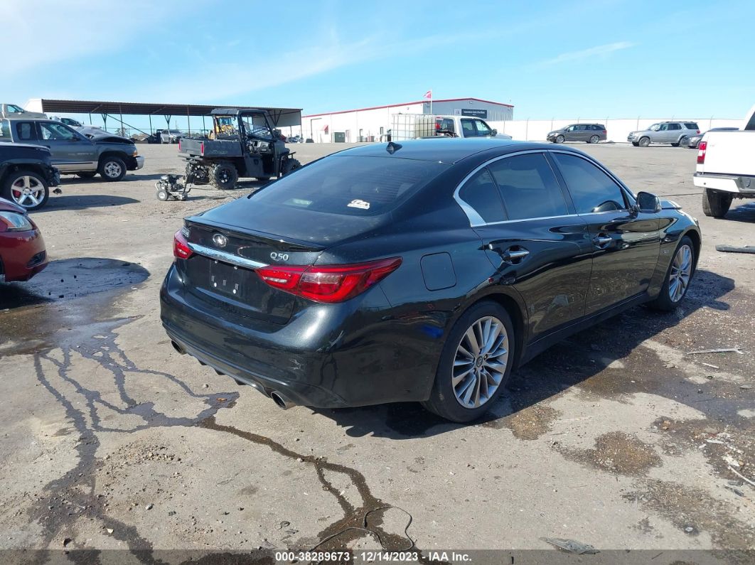 2018 Infiniti Q50 3.0t Luxe Черный vin: JN1EV7AP1JM361293