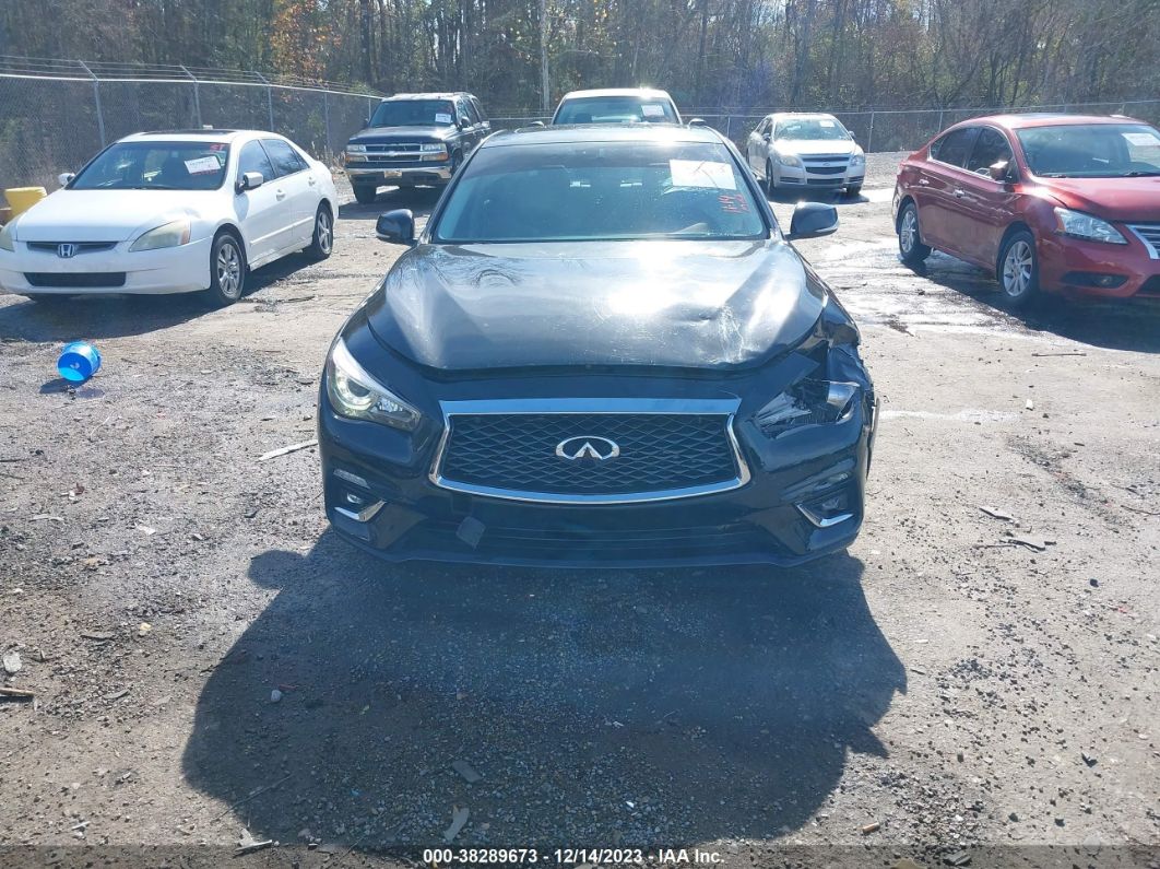2018 Infiniti Q50 3.0t Luxe Черный vin: JN1EV7AP1JM361293