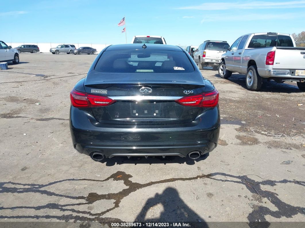 2018 Infiniti Q50 3.0t Luxe Черный vin: JN1EV7AP1JM361293