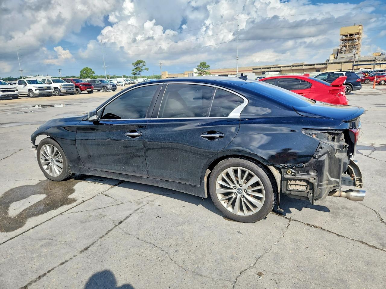 2018 Infiniti Q50 3.0t Luxe Black vin: JN1EV7AP1JM361293