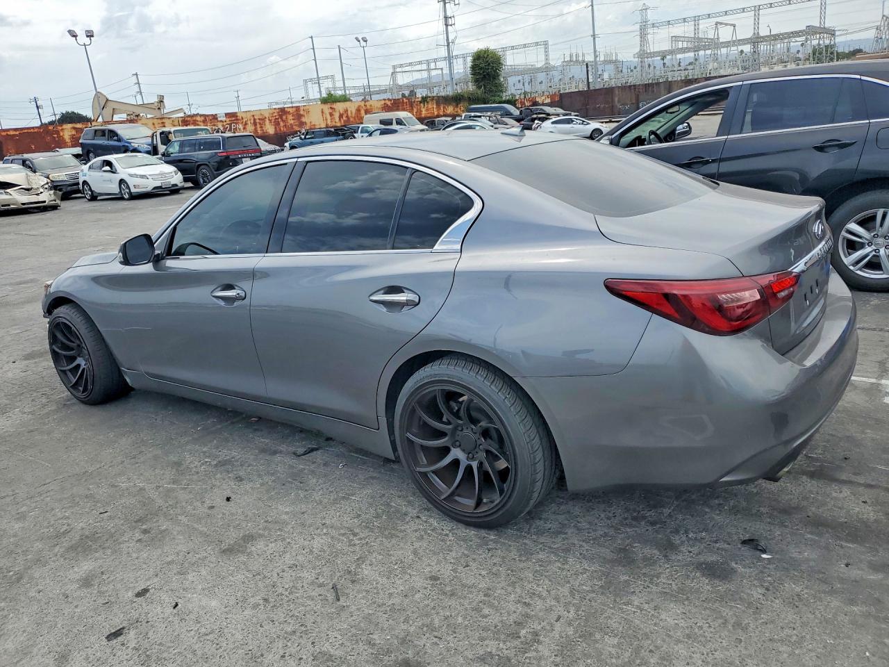 2019 Infiniti Q50 3.0t Luxe Gray vin: JN1EV7AP1KM519729