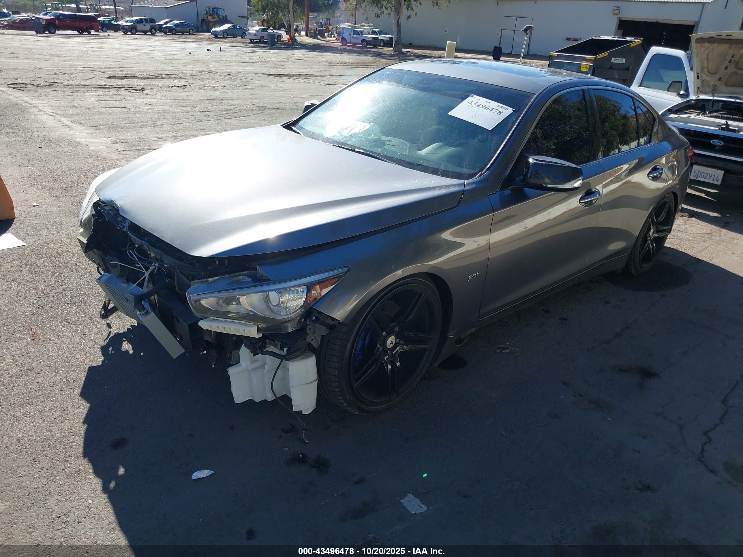 2020 Infiniti Q50 Luxe Gray vin: JN1EV7AP1LM208481