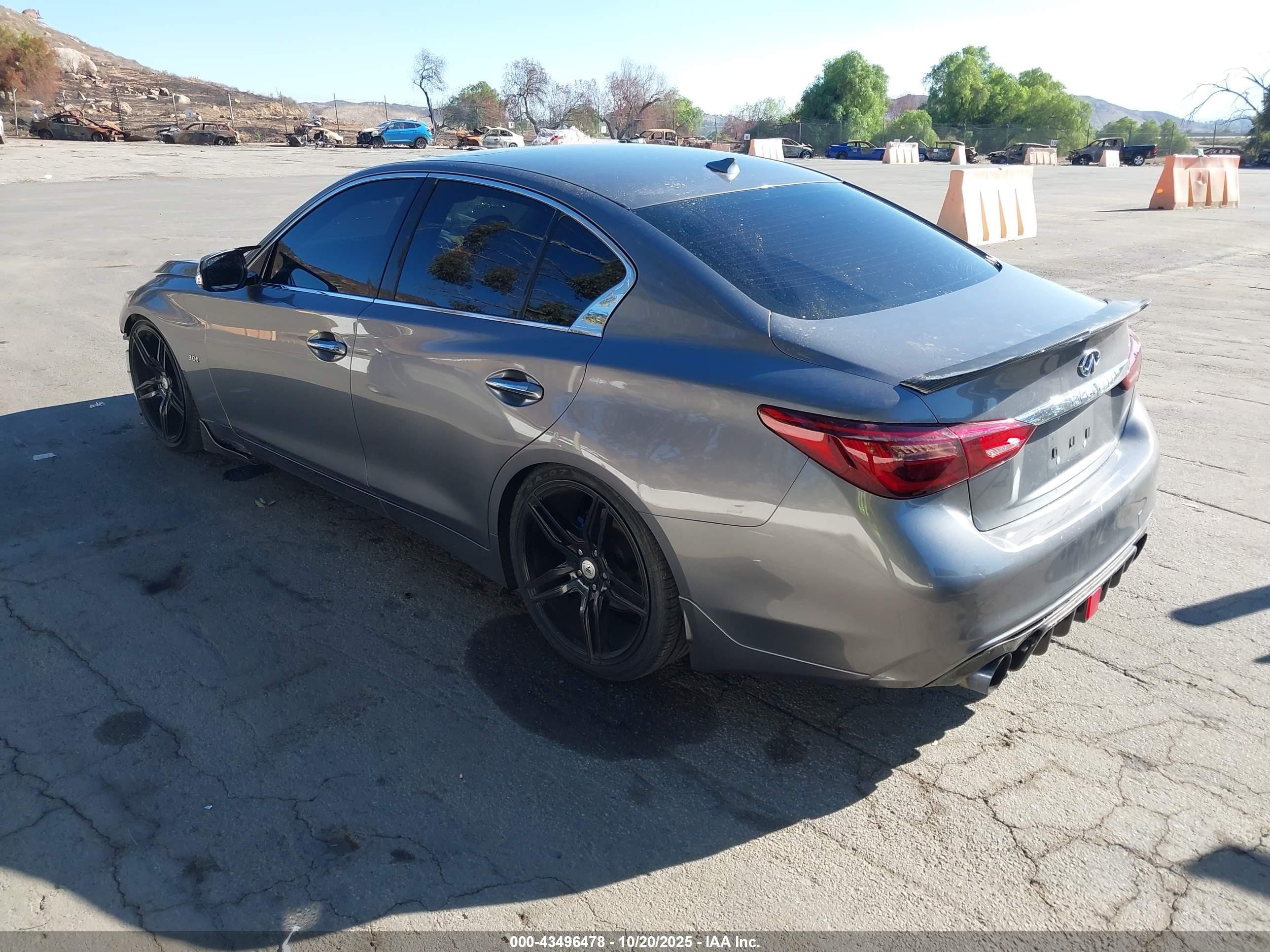 2020 Infiniti Q50 Luxe Gray vin: JN1EV7AP1LM208481