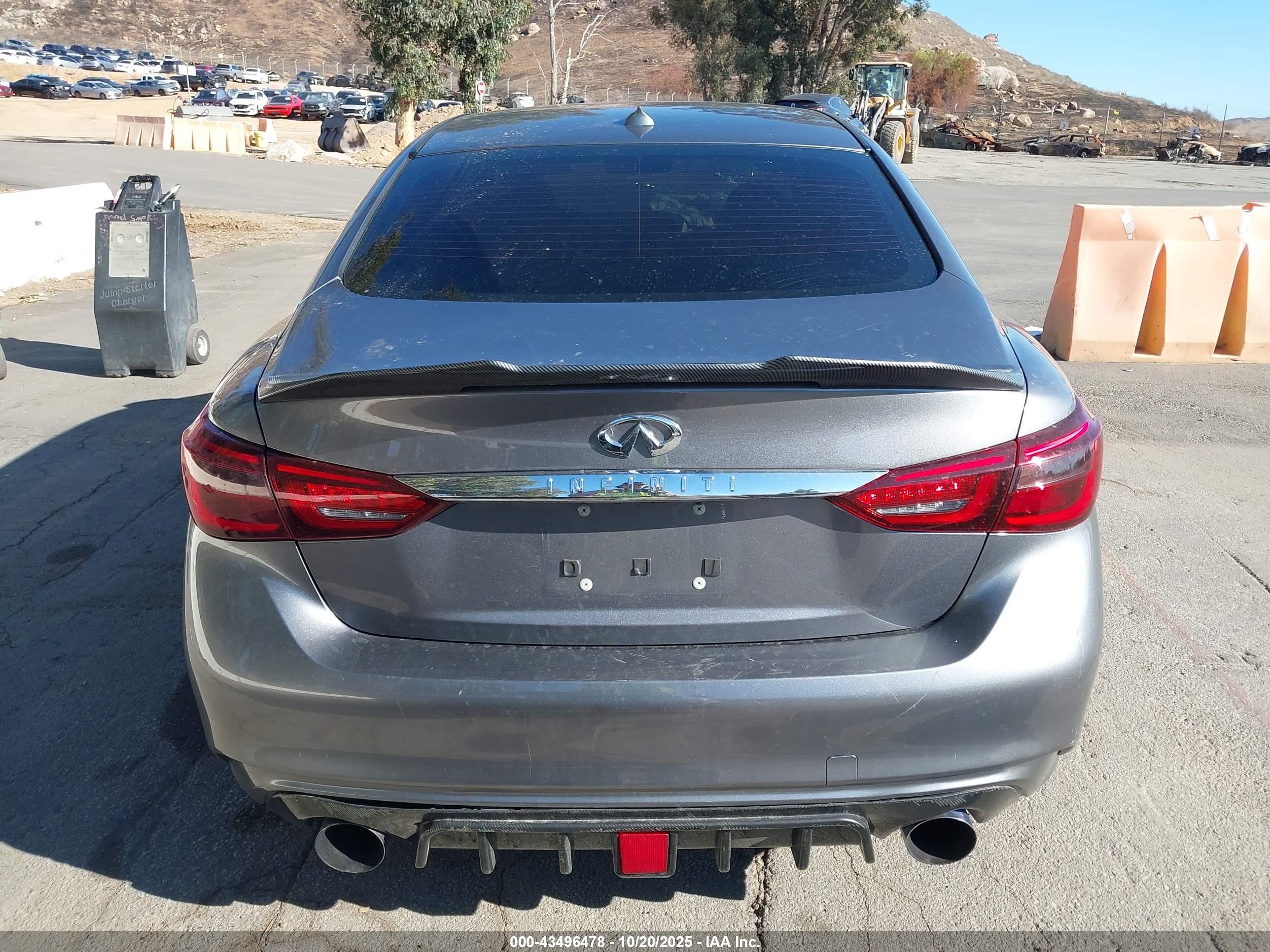 2020 Infiniti Q50 Luxe Gray vin: JN1EV7AP1LM208481