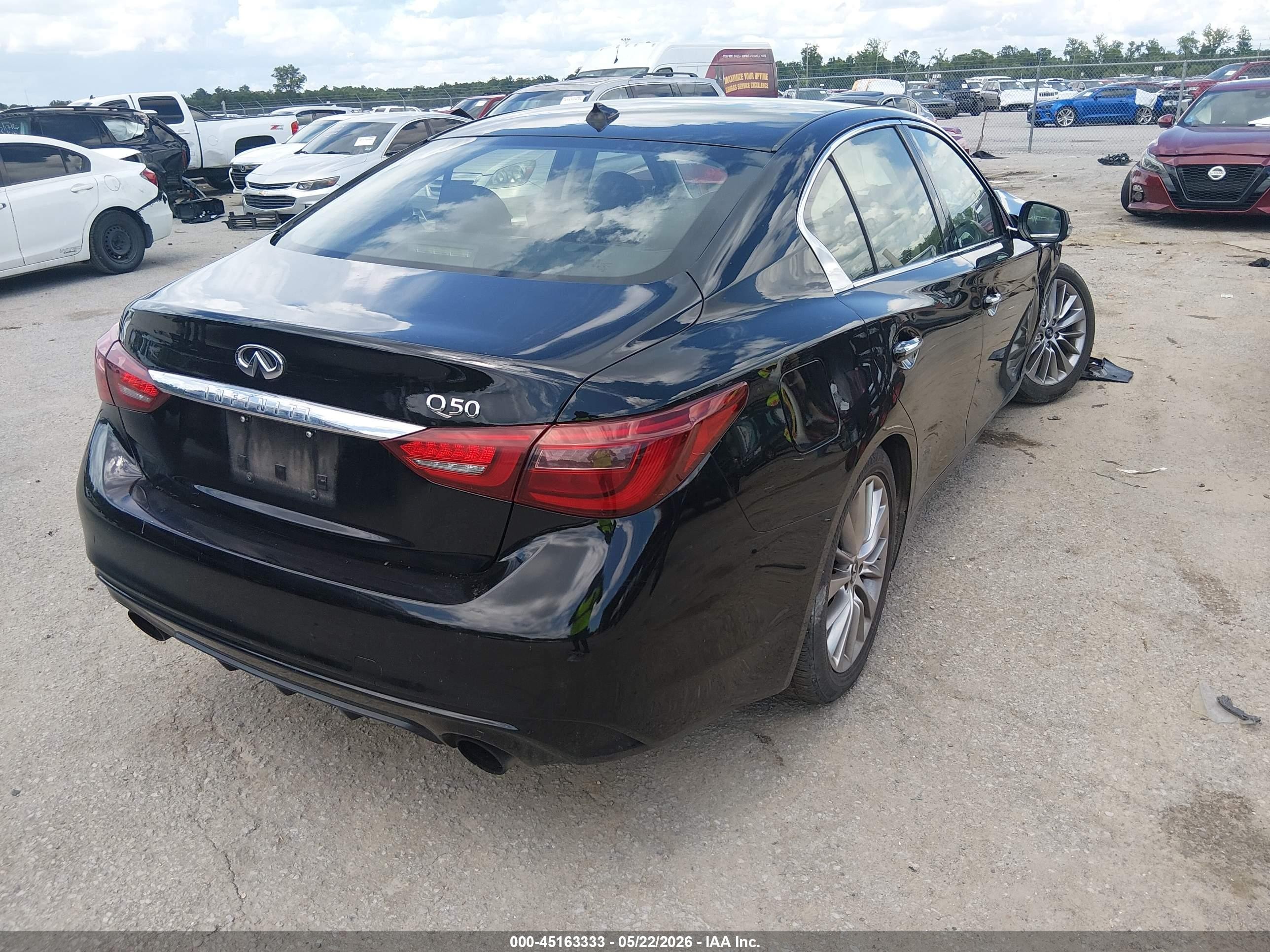 2018 Infiniti Q50 3.0t Luxe Black vin: JN1EV7AP2JM590744