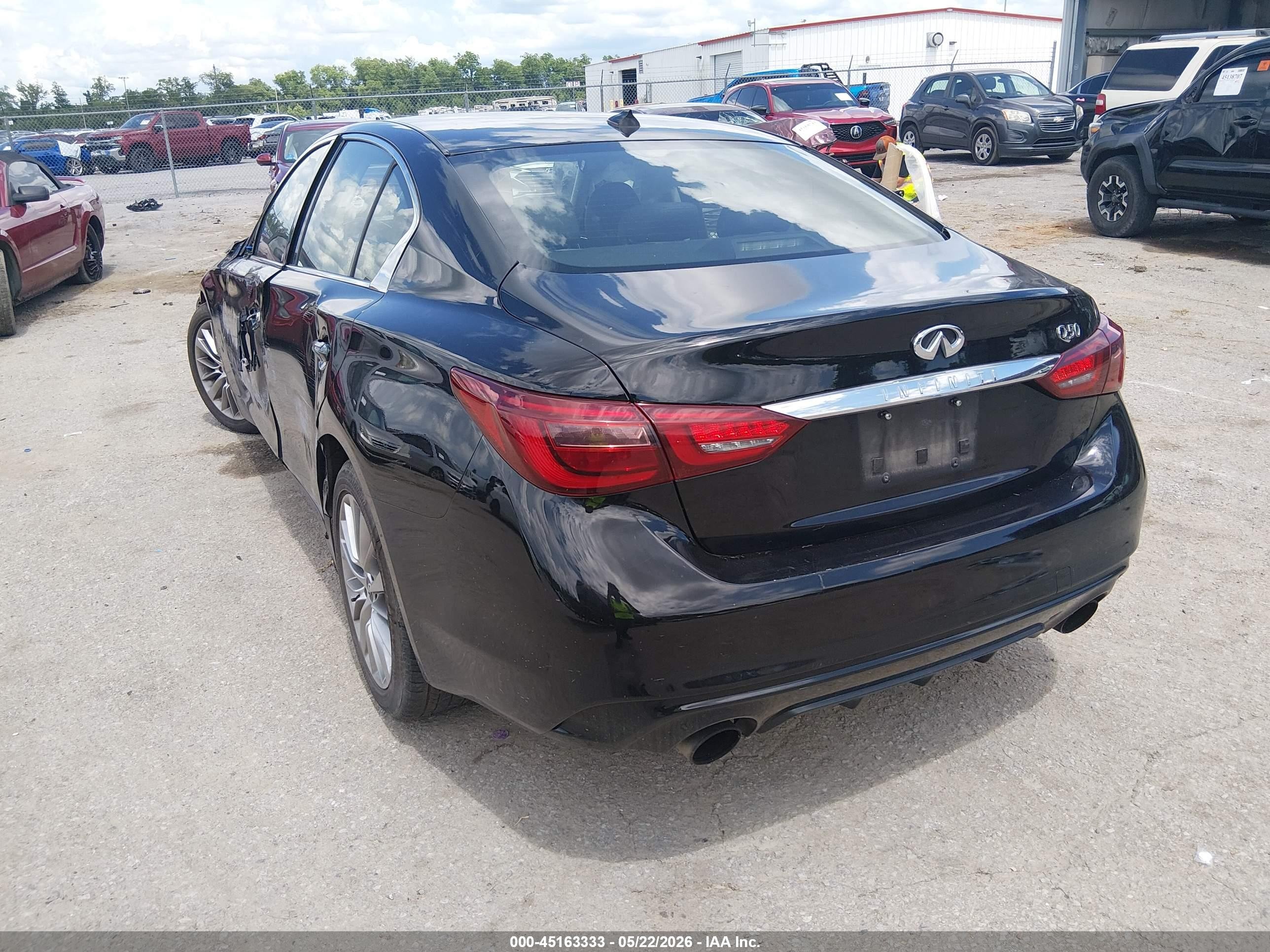 2018 Infiniti Q50 3.0t Luxe Black vin: JN1EV7AP2JM590744