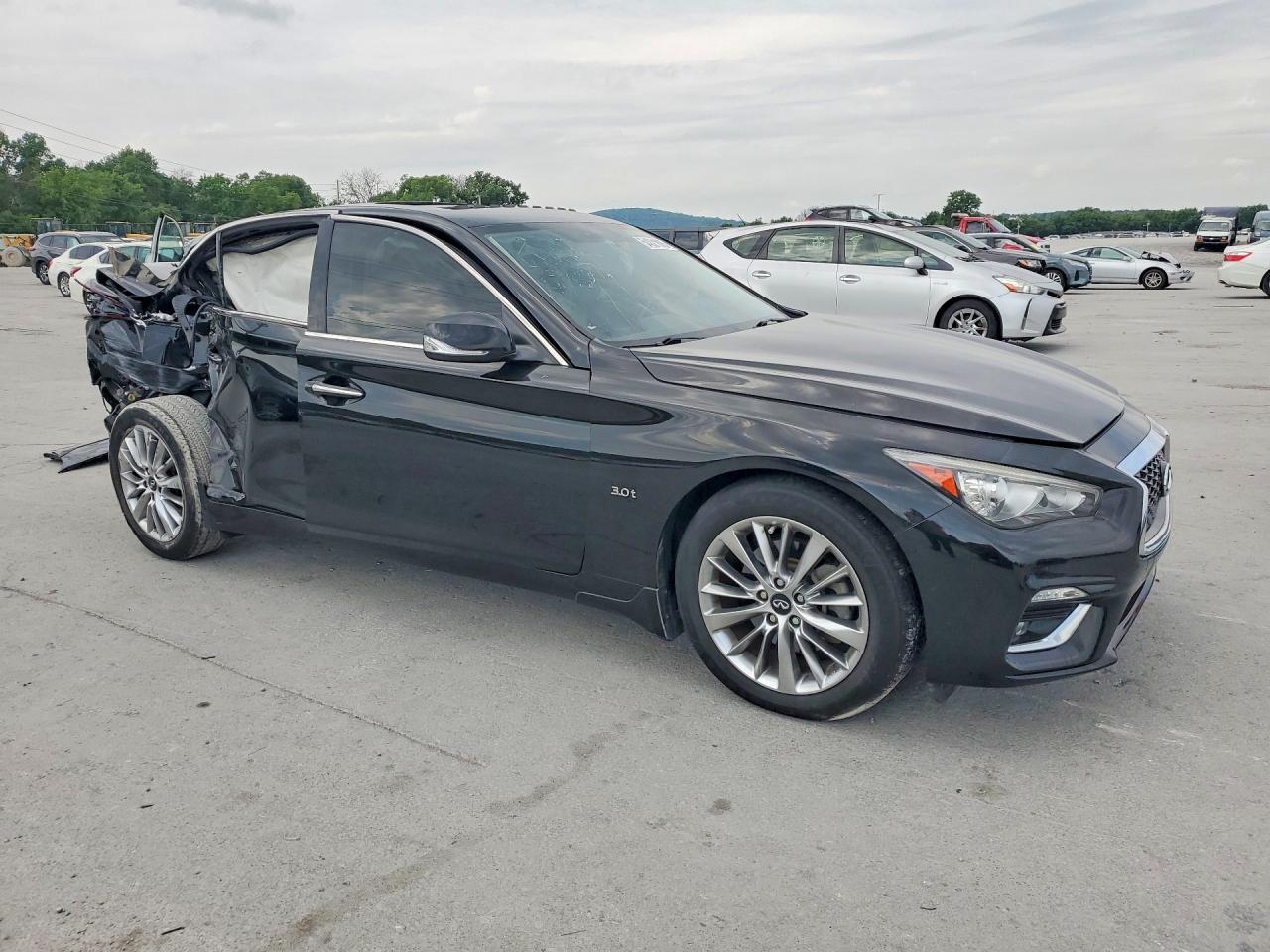 2019 Infiniti Q50 3.0t Luxe Black vin: JN1EV7AP2KM518217
