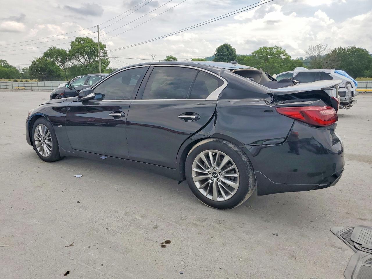 2019 Infiniti Q50 3.0t Luxe Black vin: JN1EV7AP2KM518217