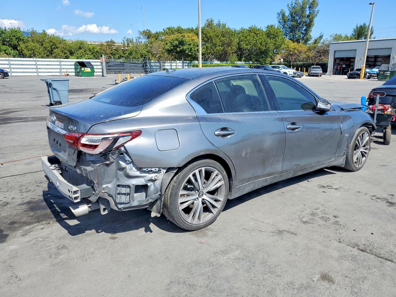 2018 Infiniti Q50 Luxe Gray vin: JN1EV7AP3JM354071