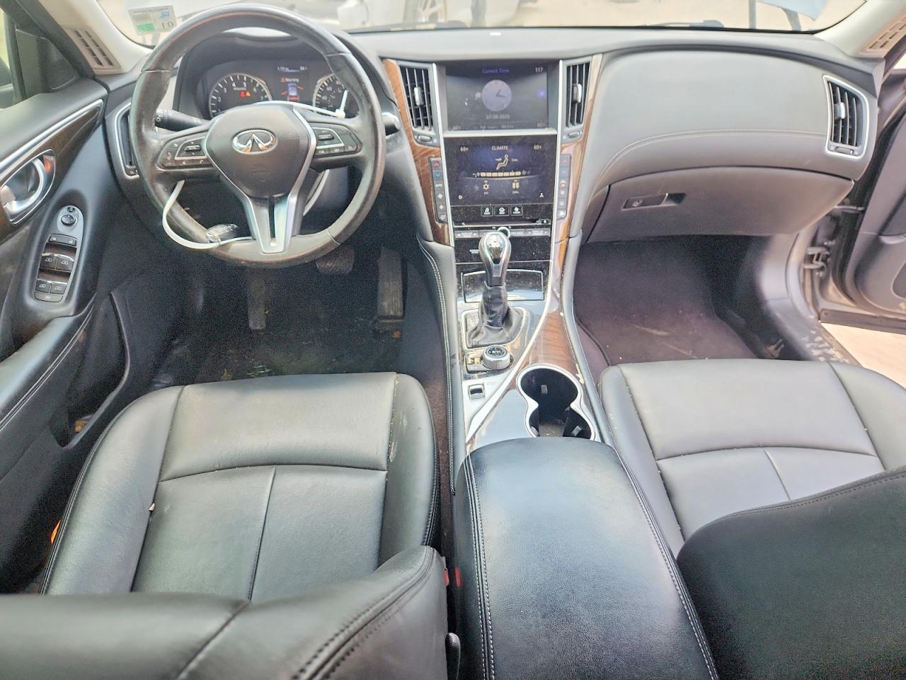 2018 Infiniti Q50 3.0t Luxe Gray vin: JN1EV7AP3JM357648