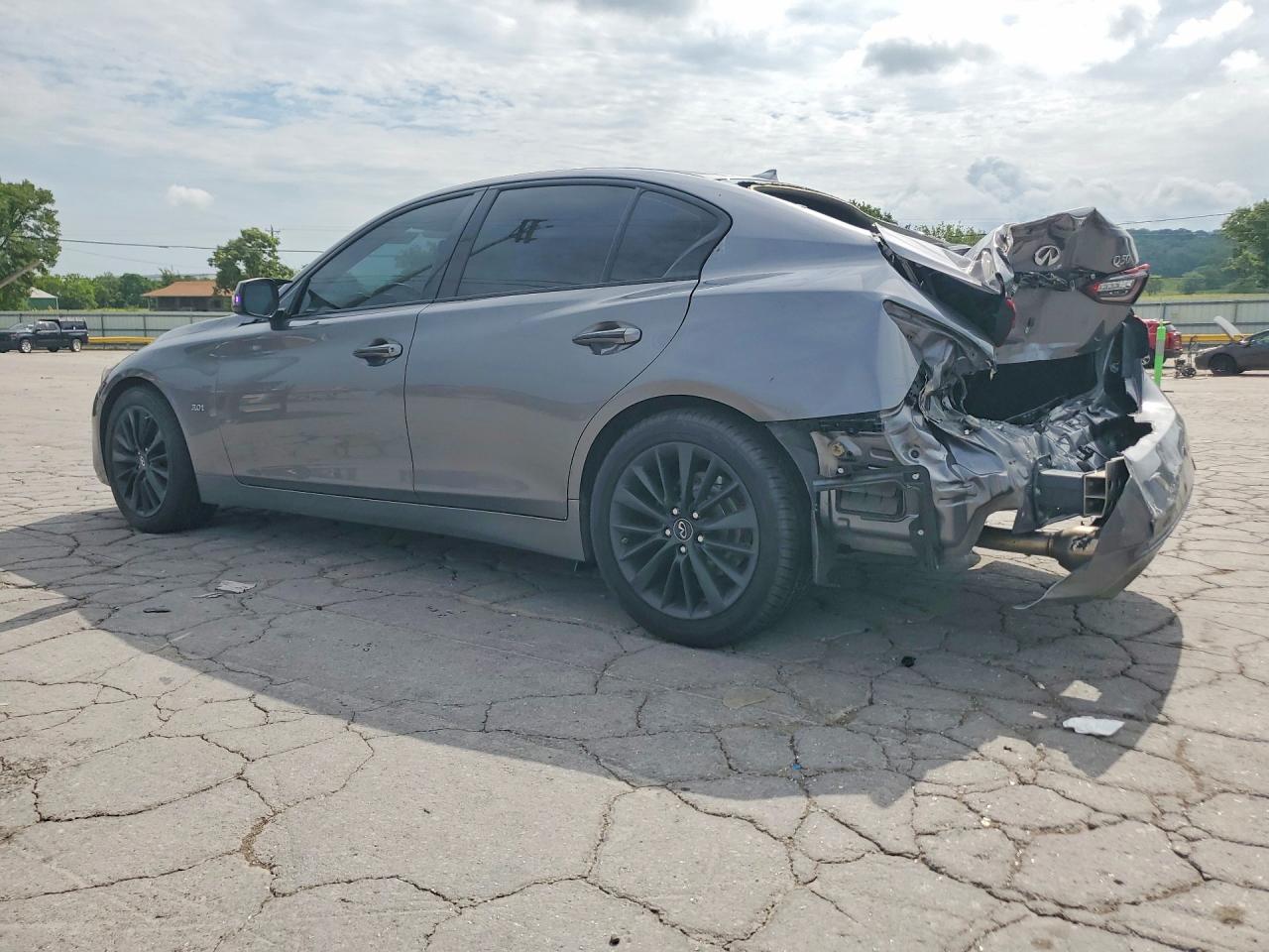 2018 Infiniti Q50 3.0t Luxe Gray vin: JN1EV7AP3JM358380