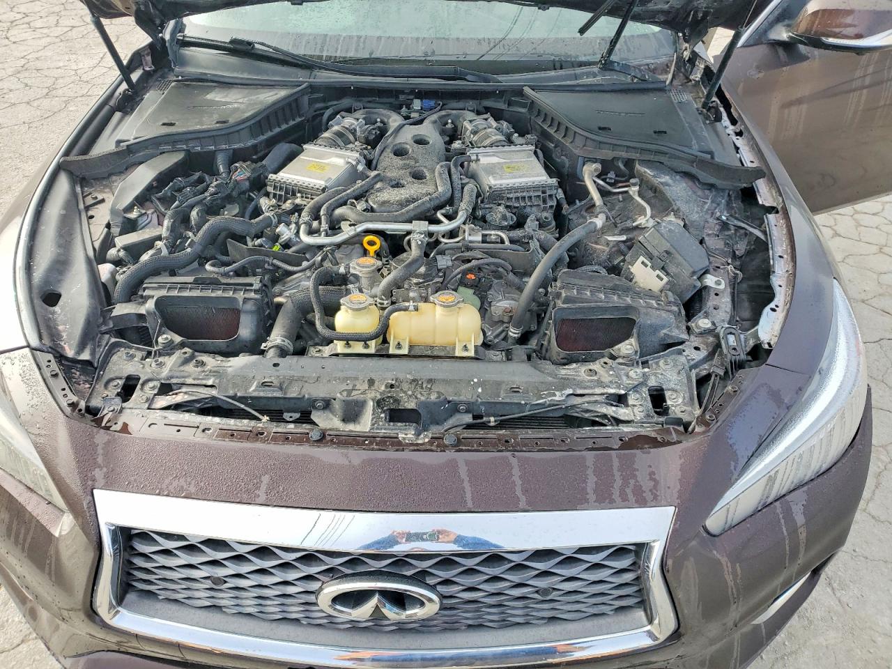 2019 Infiniti Q50 3.0t Luxe Brown vin: JN1EV7AP3KM510787