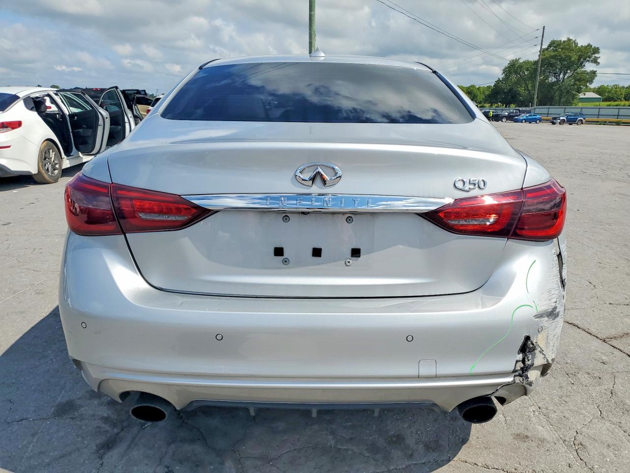 2020 Infiniti Q50 3.0t Luxe Silver vin: JN1EV7AP3LM203282