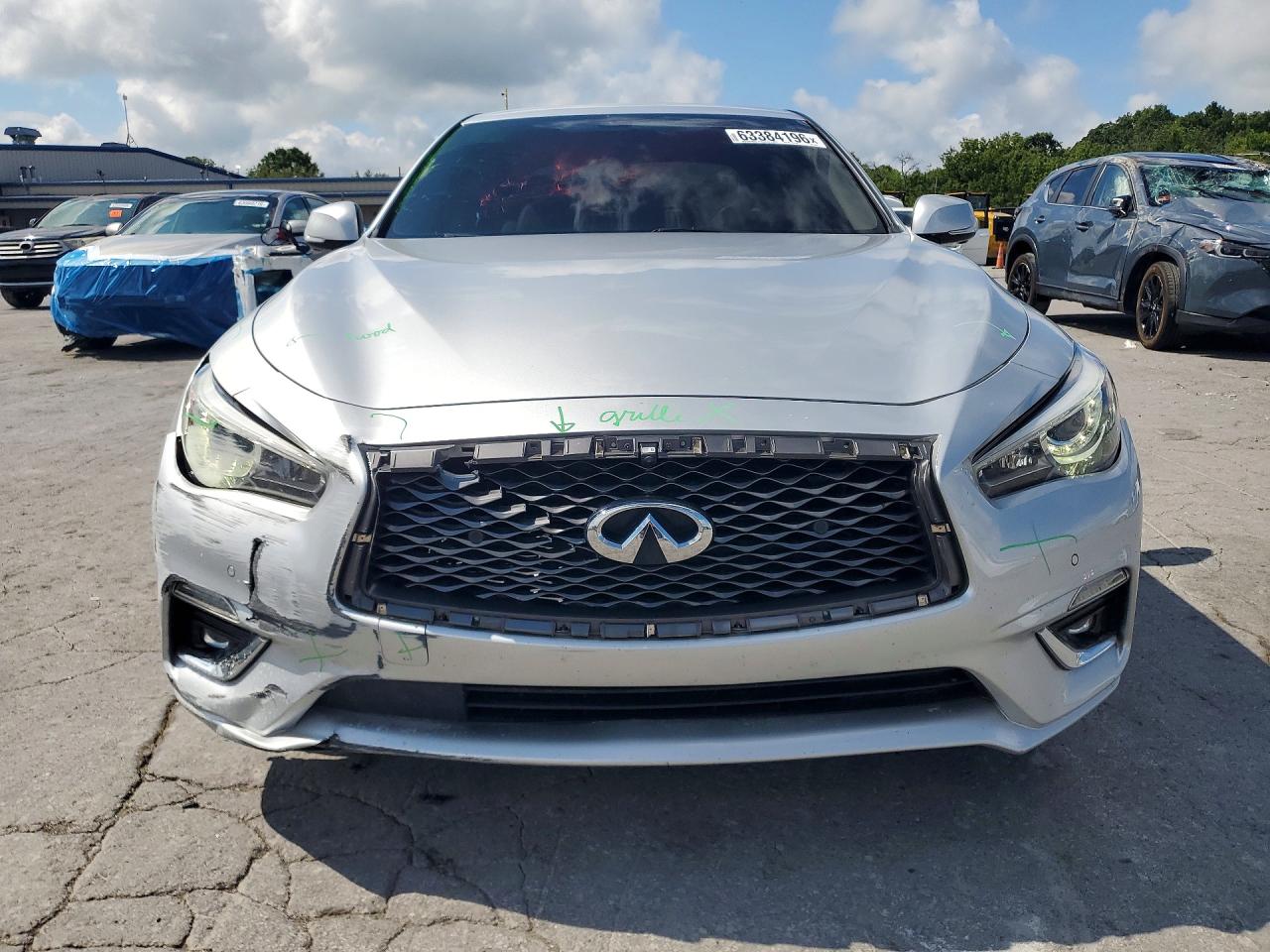 2020 Infiniti Q50 3.0t Luxe Silver vin: JN1EV7AP3LM203282