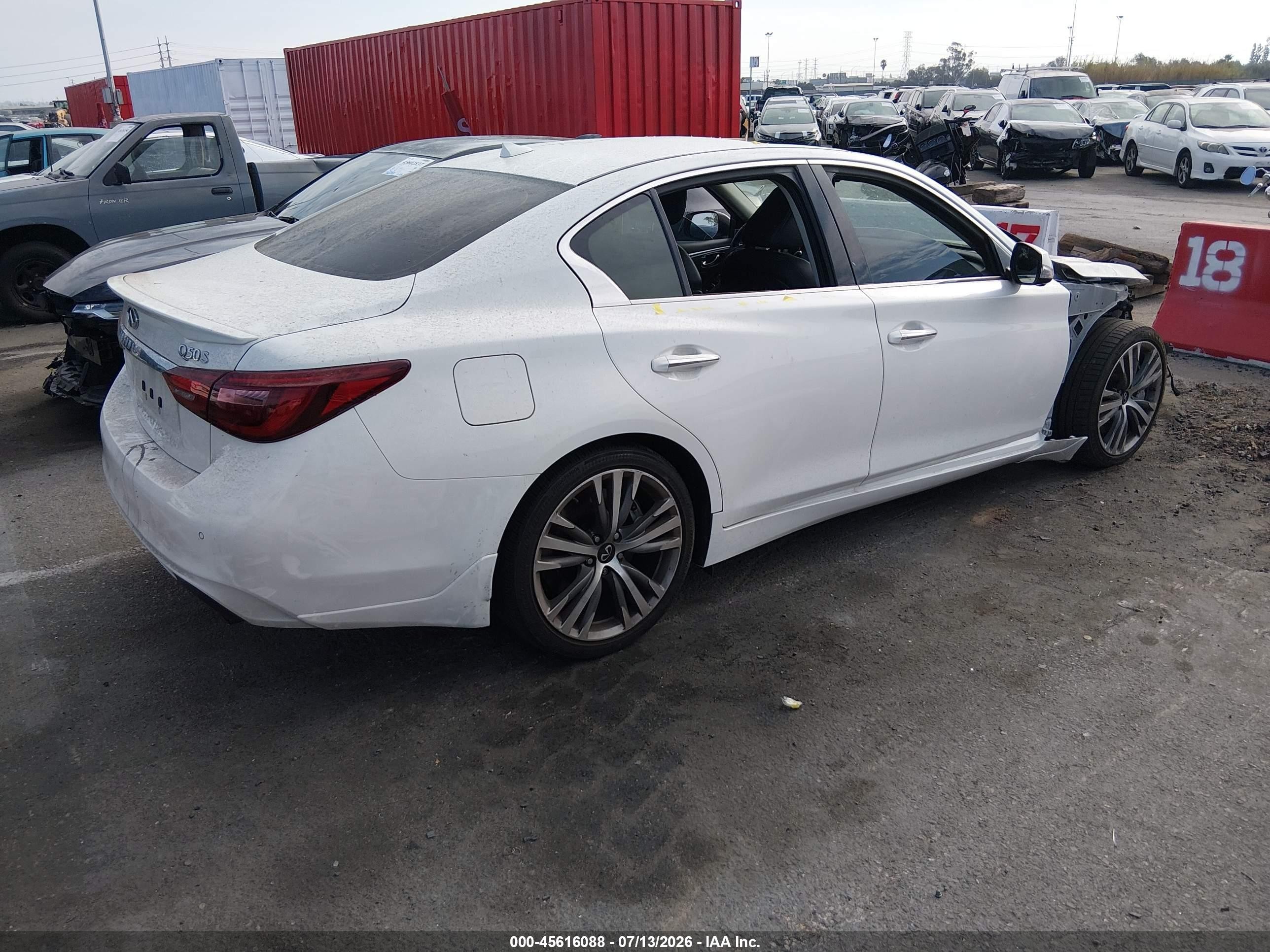2020 Infiniti Q50 Sport White vin: JN1EV7AP3LM204710