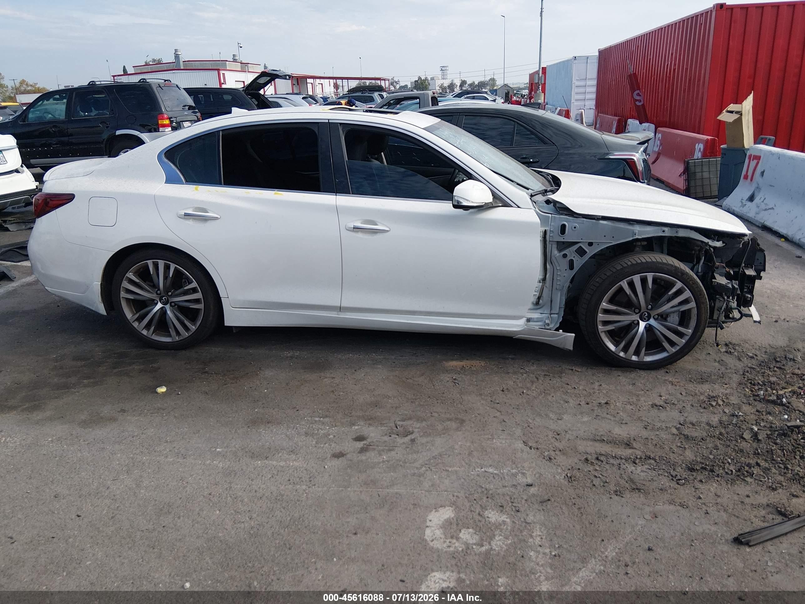 2020 Infiniti Q50 Sport White vin: JN1EV7AP3LM204710