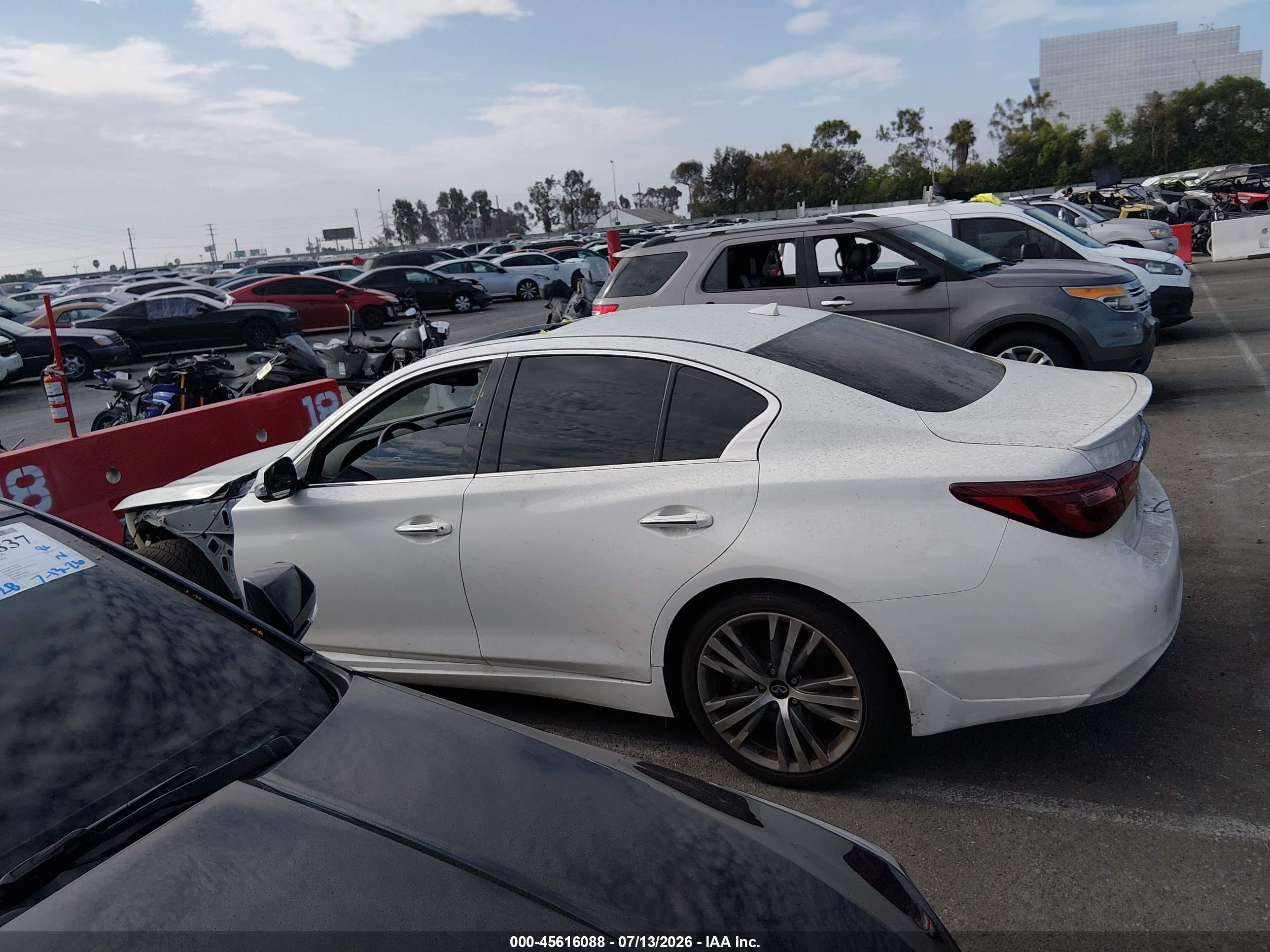 2020 Infiniti Q50 Sport White vin: JN1EV7AP3LM204710