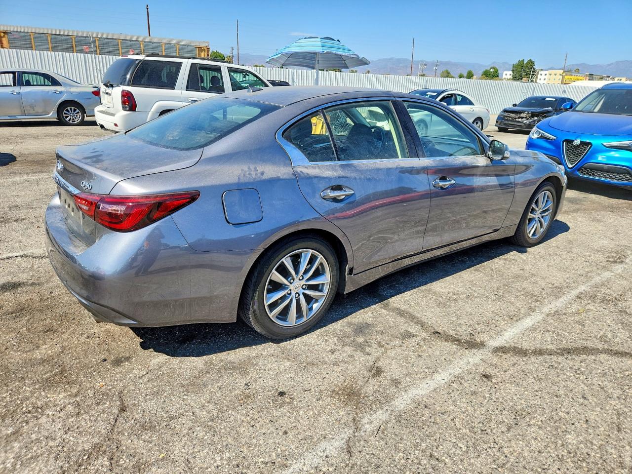 2020 Infiniti Q50 3.0t Pure Gray vin: JN1EV7AP3LM208577