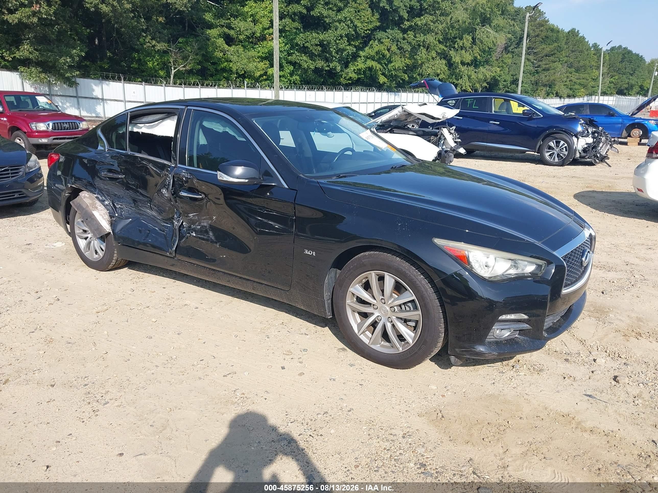2017 Infiniti Q50 3.0t Premium Black vin: JN1EV7AP4HM731842