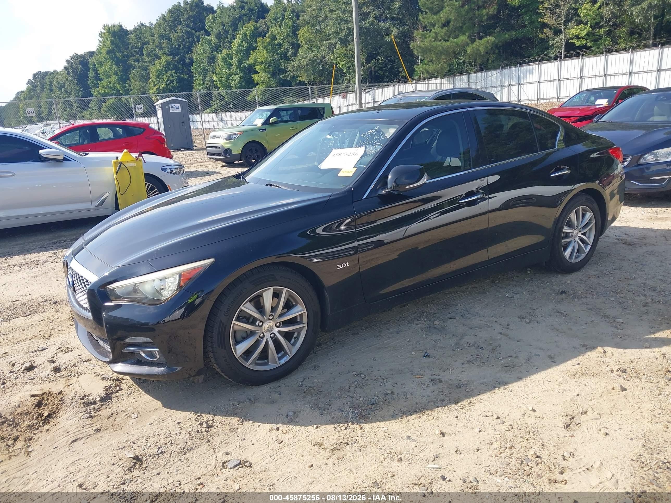 2017 Infiniti Q50 3.0t Premium Black vin: JN1EV7AP4HM731842