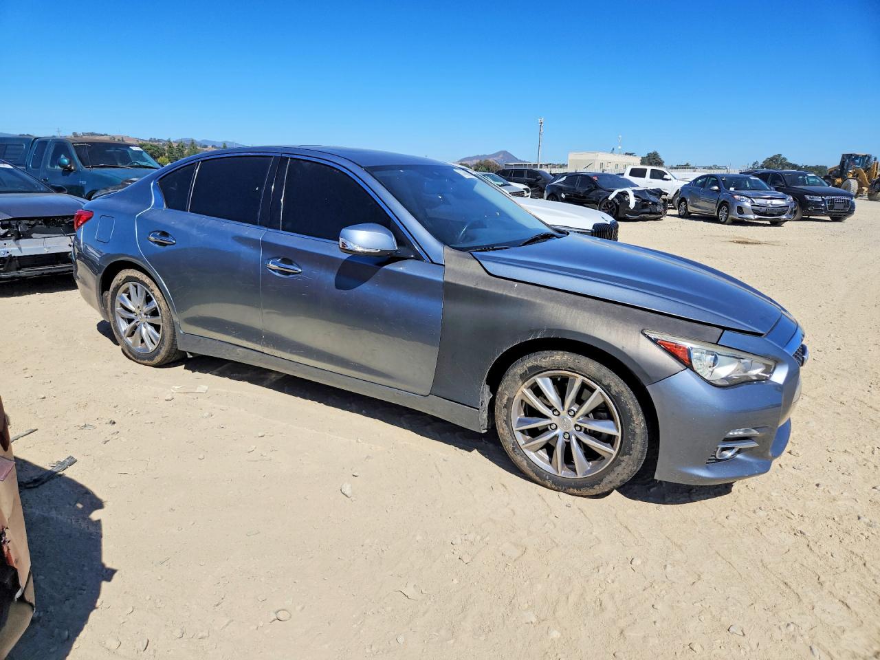 2017 Infiniti Q50 3.0t Premium Blue vin: JN1EV7AP4HM734403