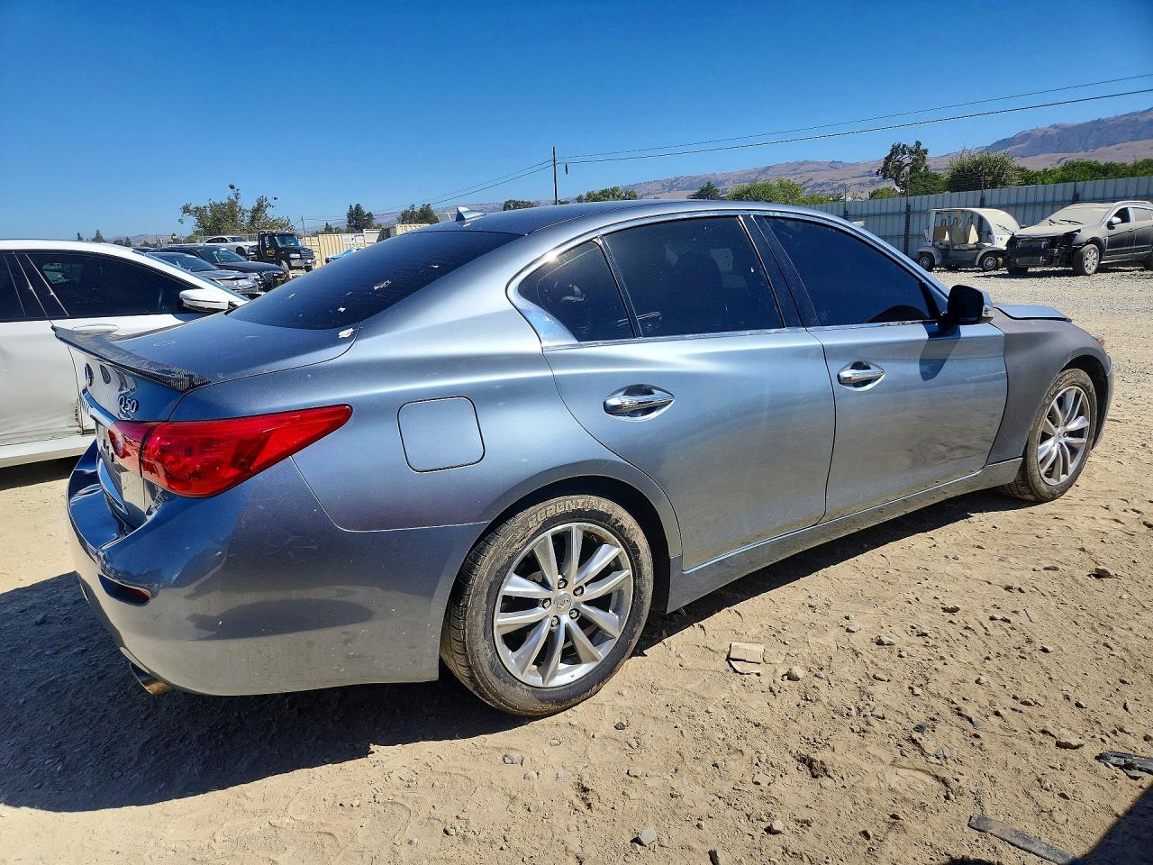 2017 Infiniti Q50 3.0t Premium Blue vin: JN1EV7AP4HM734403