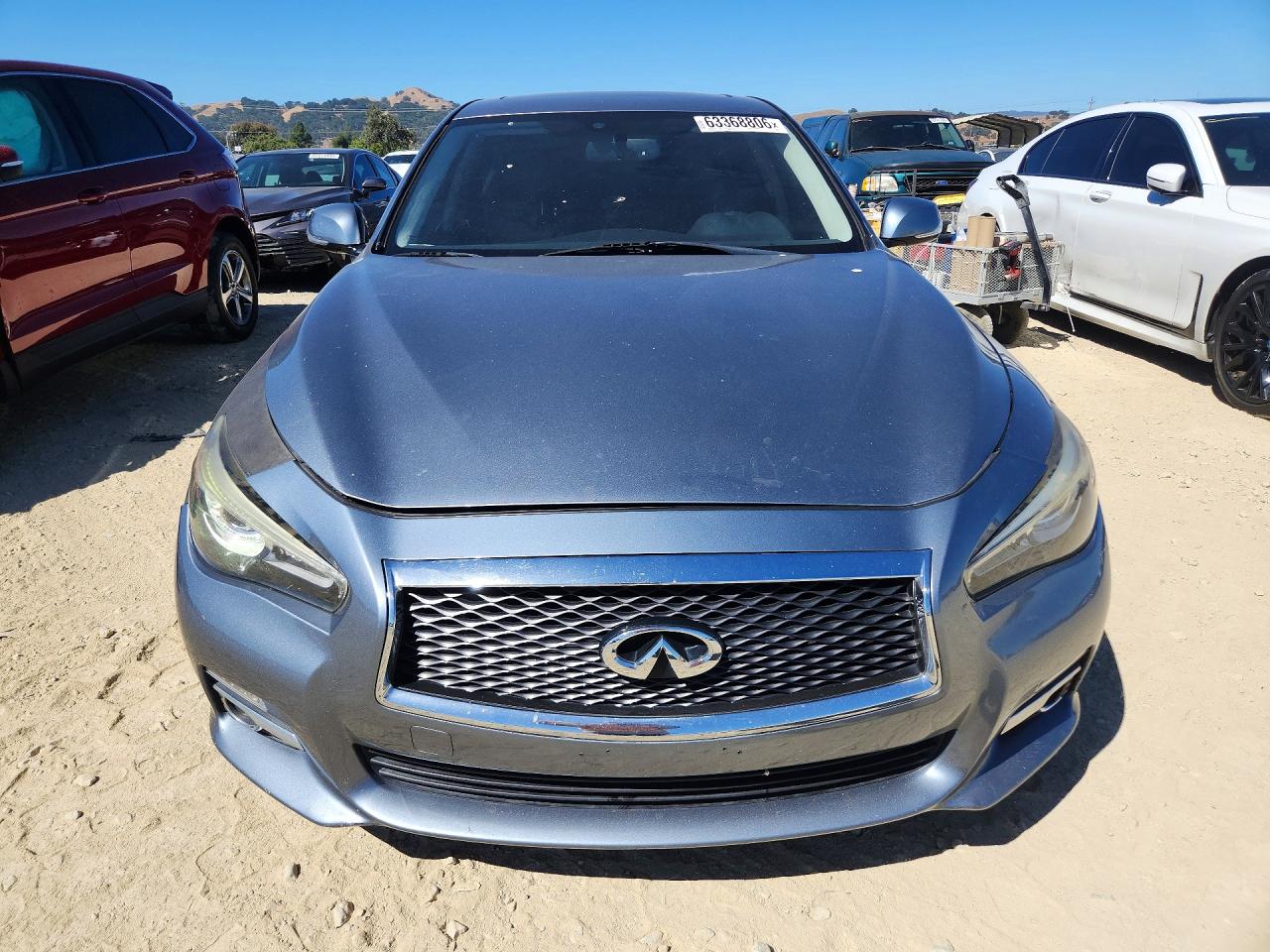 2017 Infiniti Q50 3.0t Premium Blue vin: JN1EV7AP4HM734403